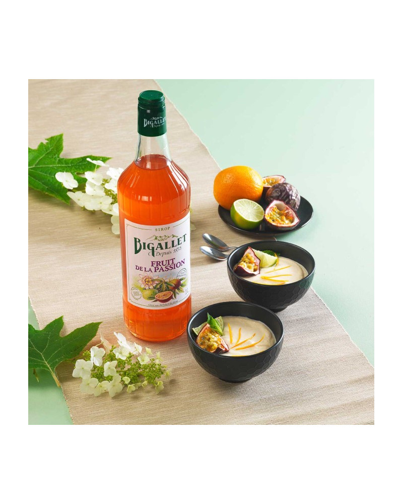 Sirop fruit de la passion 1L Maison Bigallet