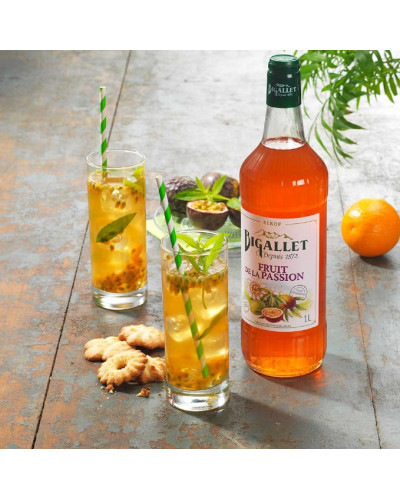 Sirop fruit de la passion 1L Maison Bigallet