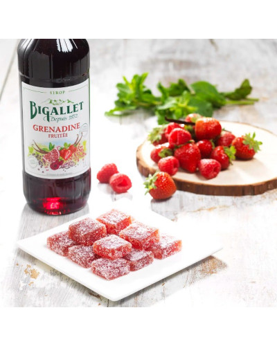 Sirop de grenadine fruitée 1L Maison Bigallet