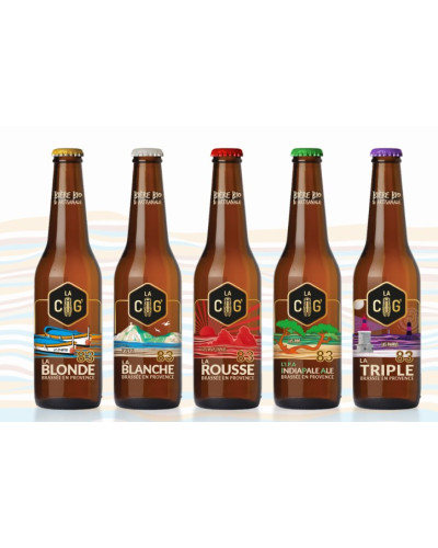 La Cig Bière blonde 33 cl bio Médaille de bronze